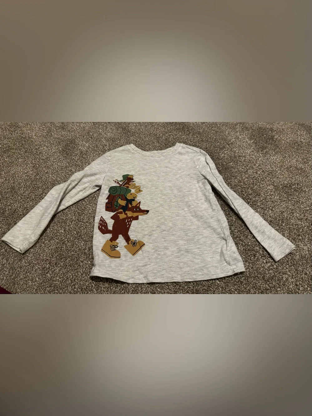 Set of 2 Old Navy long sleeve t shirts Toddler Boy 3T Camping Outdoor theme